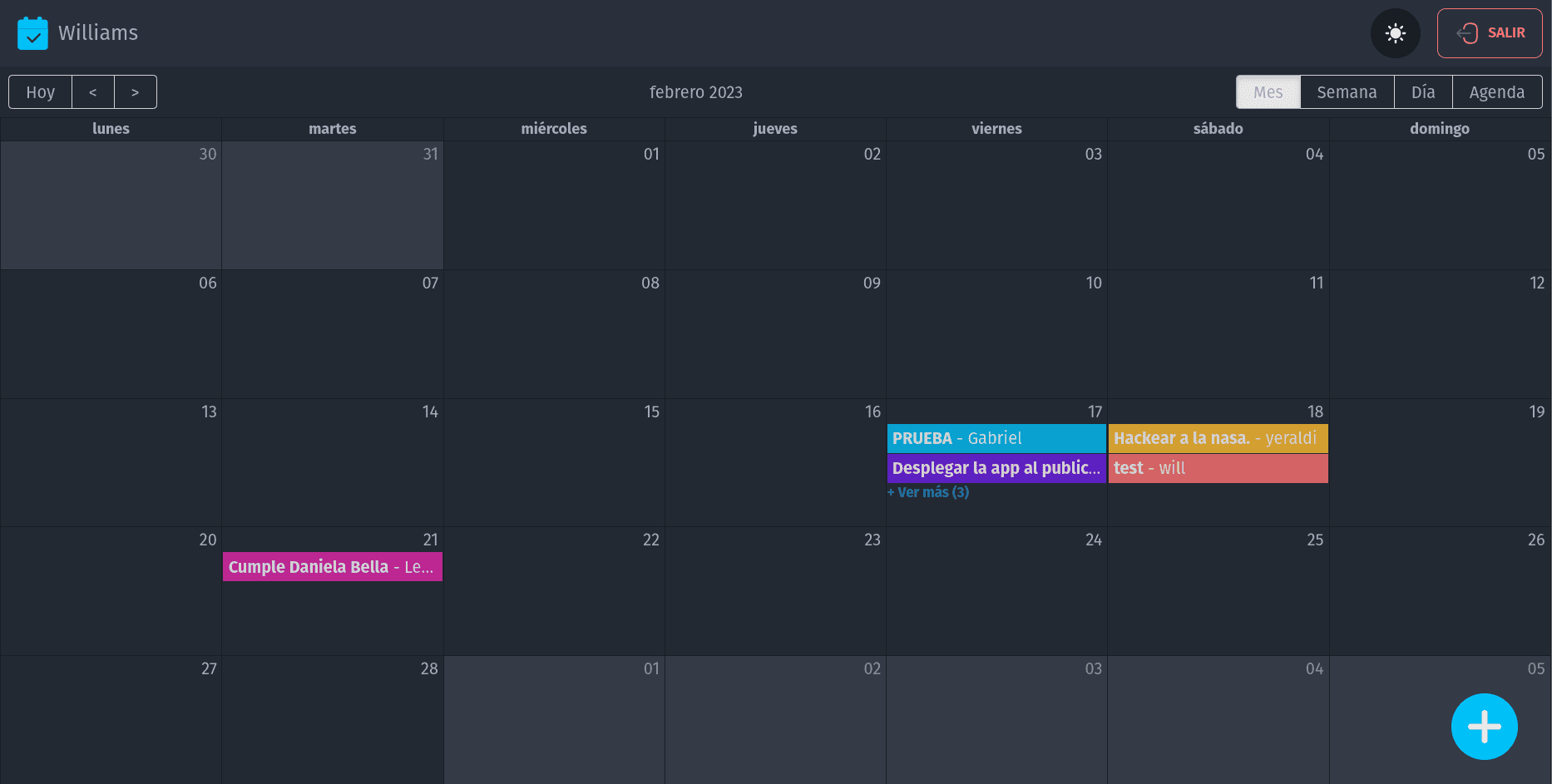 Proyecto Calendar.io
